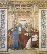 Melozzo da Forli, Sixtus IV,his Nephews and his Librarian Palatina